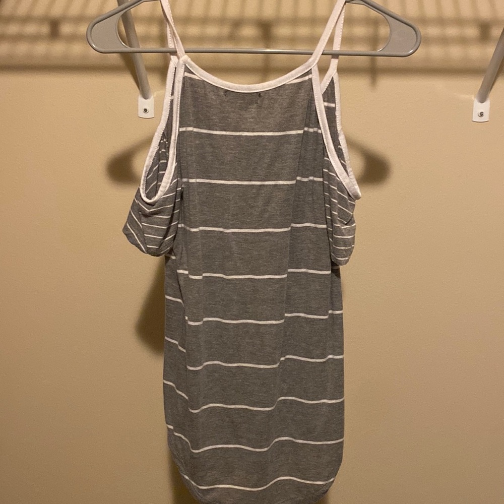 Poof New York Cold Shoulder Top